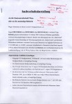 First page of criminal charges, with entry stamp of the prosecutors office.